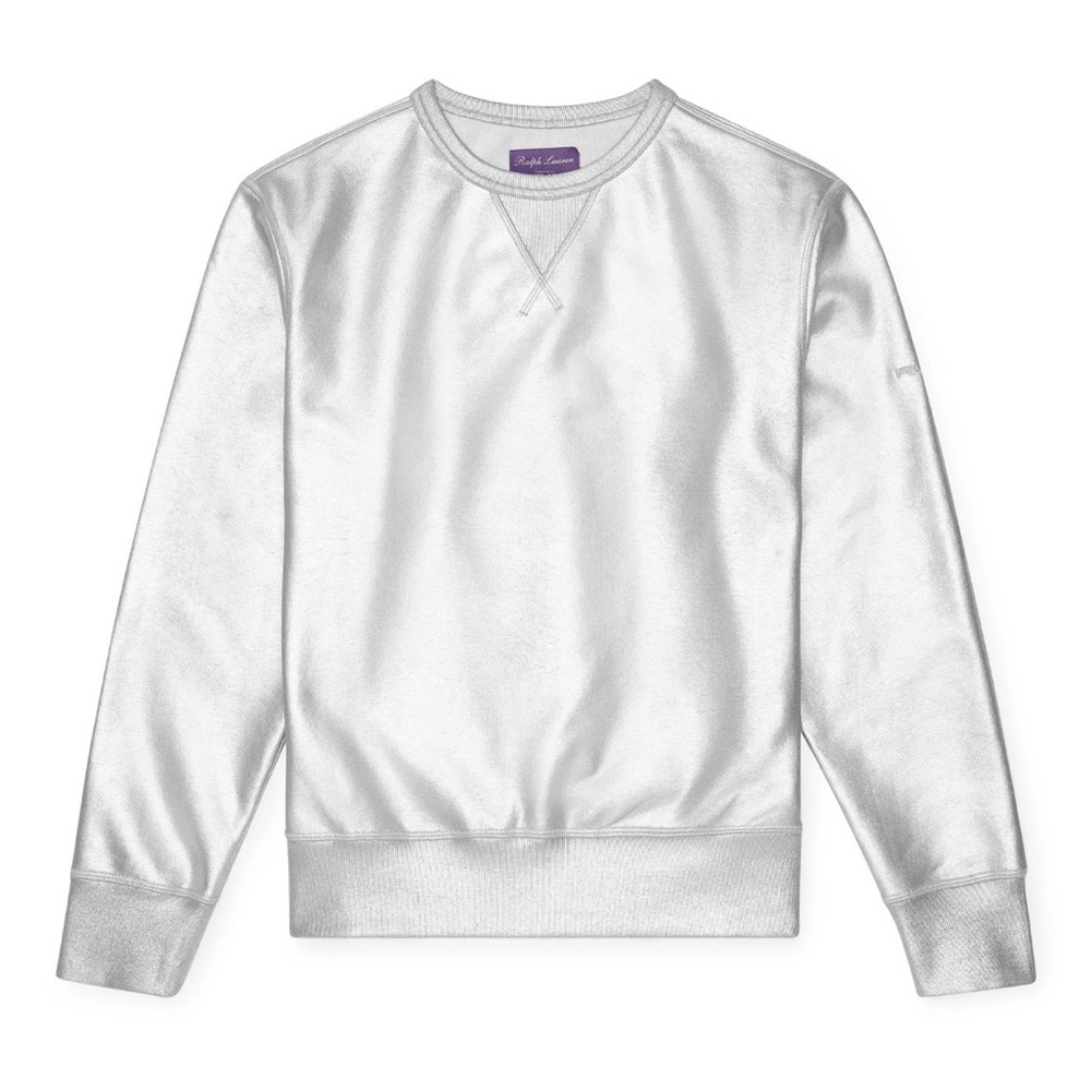 Ralph Lauren purple tag Men's Metallic Crewneck Sweater